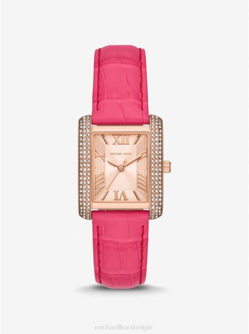 Michael kors roze horloge best sale
